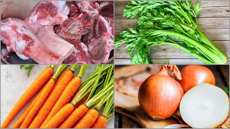 Nguyên liệu món ăn 5 cách nấu nước dùng thông dụng