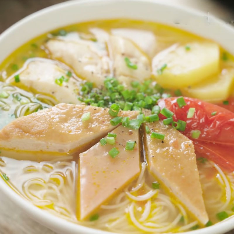 Bước 8 Thành phẩm Bún chả cá Nha Trang
