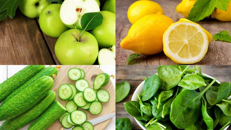 Nguyên liệu món ăn 10 cách làm nước ép táo