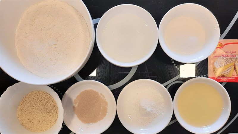 Nguyên liệu món ăn bánh tiêu