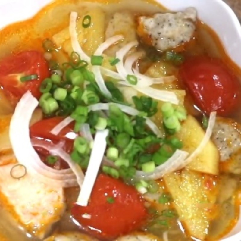 Bước 6 Thành phẩm Bún chả cá hồi
