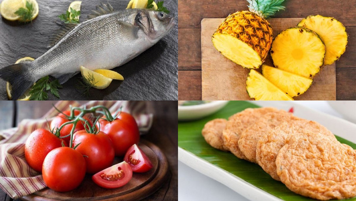 Nguyên liệu món ăn bún chả cá nha trang