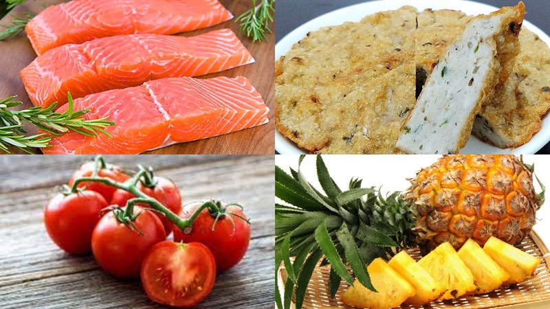 Nguyên liệu món ăn 2 cách làm bún cá hồi