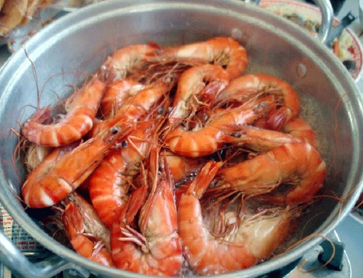 Bước 1 Sơ chế tôm Tôm khô