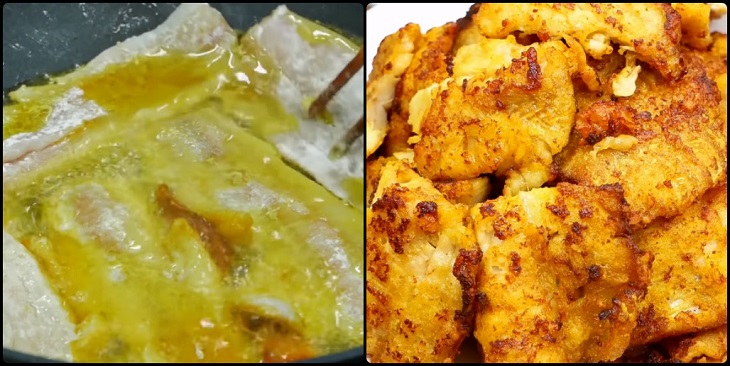 Bước 5 Chiên cá Bún cá kiểu Lào