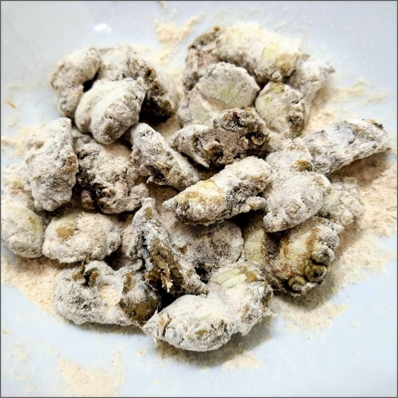 Bước 3 Chiên rạm Rạm chiên giòn