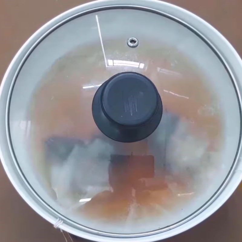 Bước 1 Ủ trà Trà sữa gạo rang