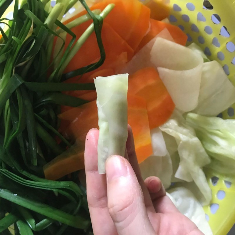 Bước 3 Cuộn cù lao chay Cù lao chay
