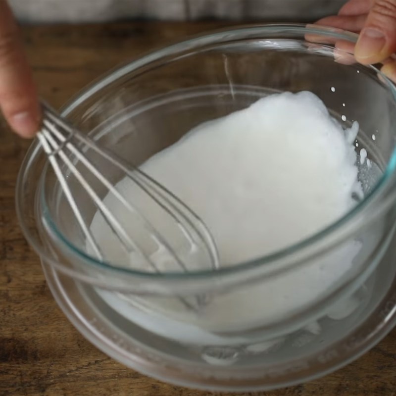 Bước 1 Làm kem sữa Trà sữa hoàng gia kem sữa