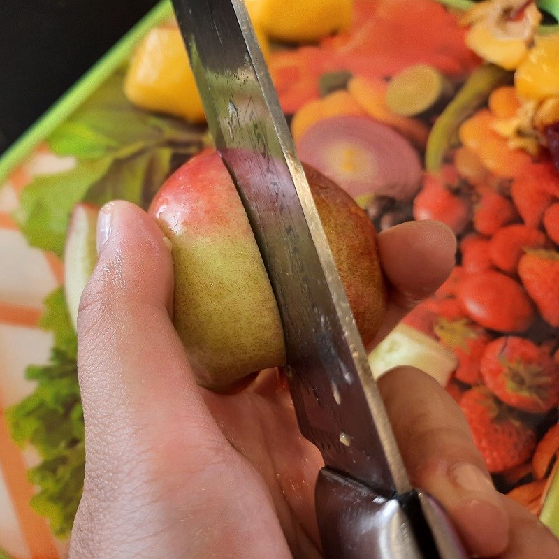 Bước 1 Sơ chế đào Đào ngâm (công thức được chia sẻ từ người dùng)