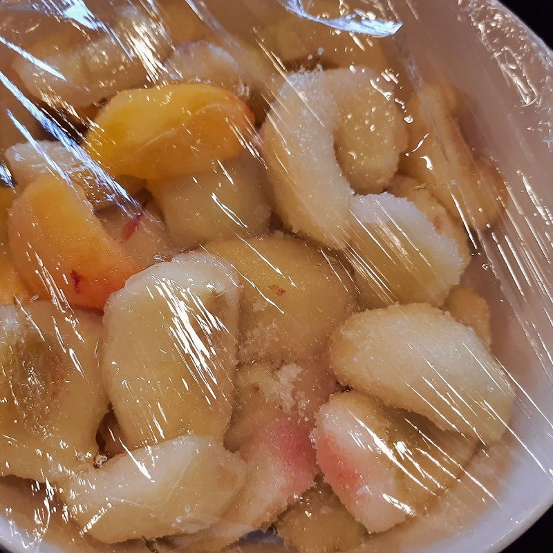 Bước 2 Ướp đào Đào ngâm (công thức được chia sẻ từ người dùng)
