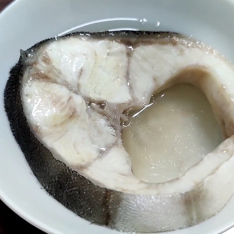 Bước 3 Gỡ xương cá Cháo cá bớp rau ngót