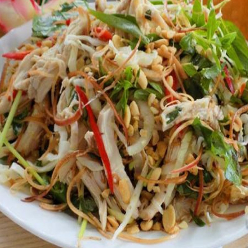 Bước 5 Thành phẩm Gỏi gà hoa chuối