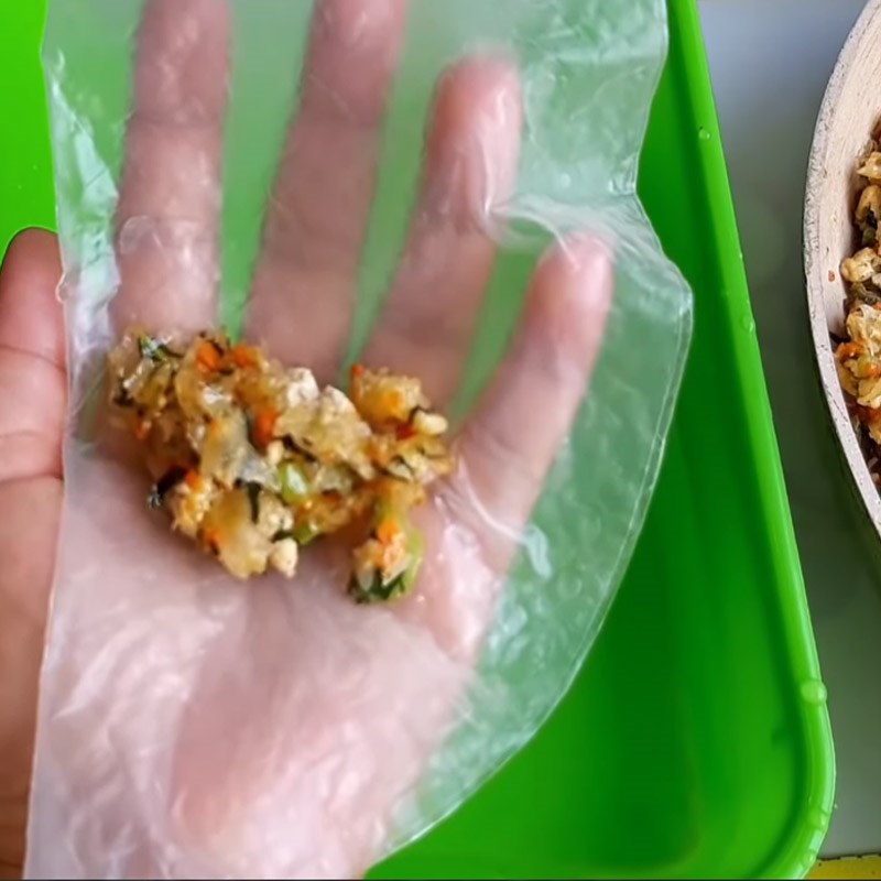 Bước 3 Gói hoành thánh Hoành thánh chay