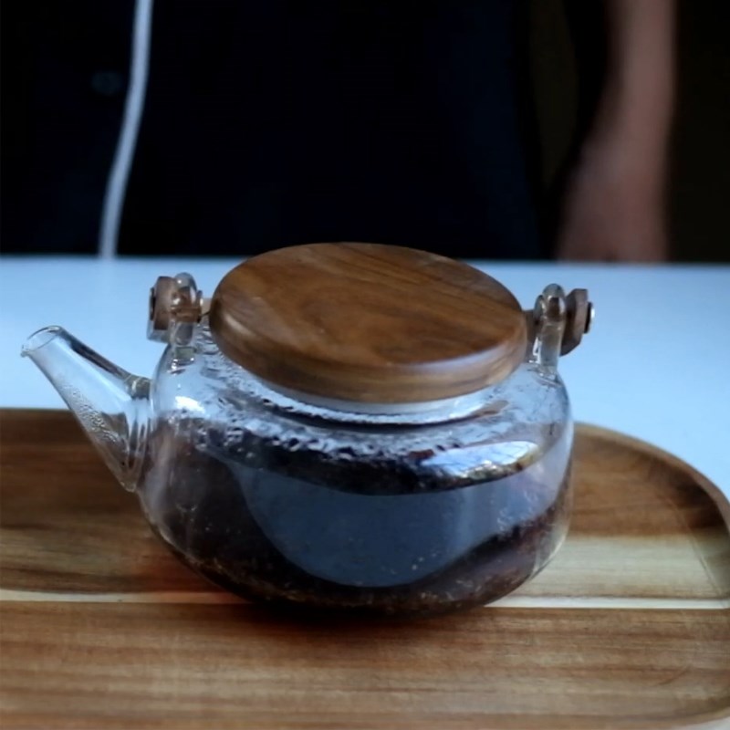 Bước 1 Hãm trà Trà sữa đá xay
