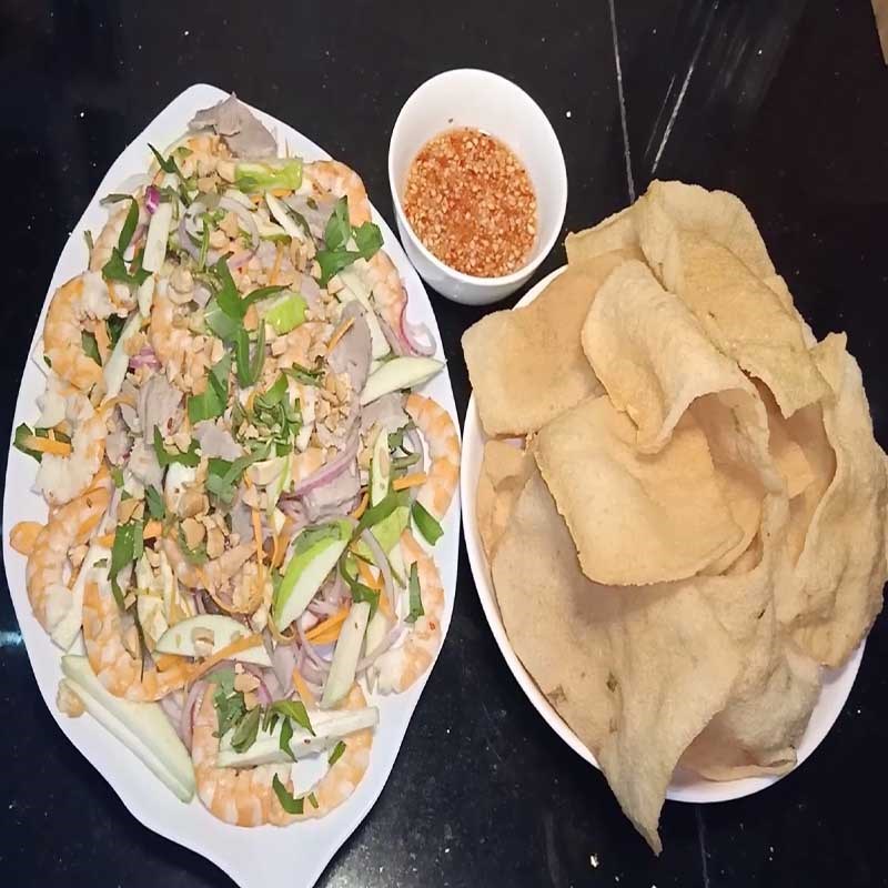 Bước 6 Hoàn thành Gỏi ổi tôm thịt