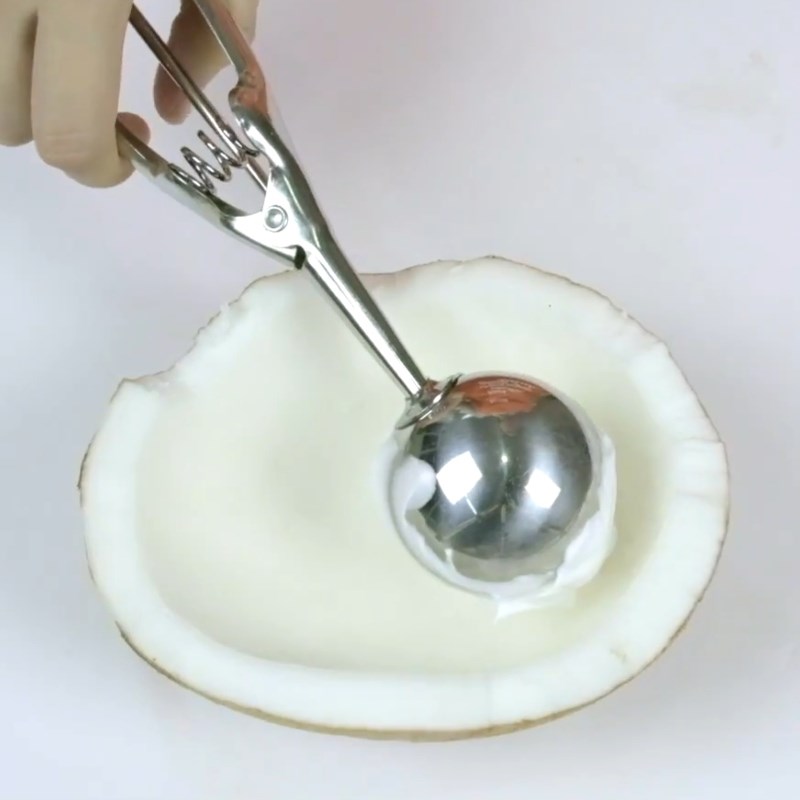 Bước 4 Hoàn thành Kem bơ dừa