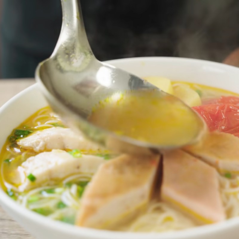 Bước 7 Hoàn thành Bún chả cá Nha Trang