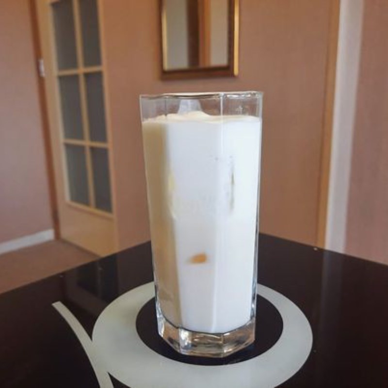Bước 3 Hoàn thành Latte hồng trà macchiato