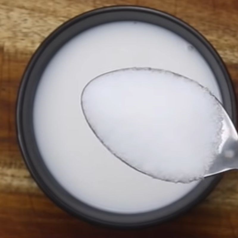 Bước 3 Hoàn thành và làm đông Kem xoài que nho