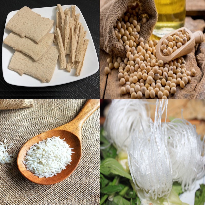 Nguyên liệu món ăn cơm tấm chay