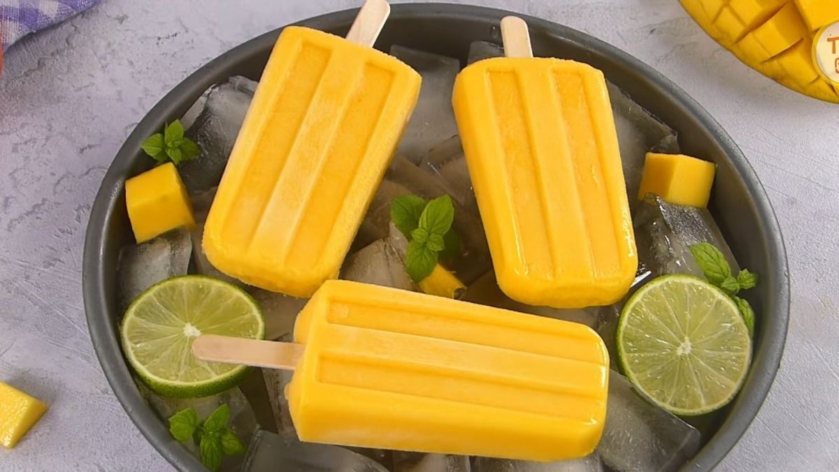 Kem xoài que cốt dừa