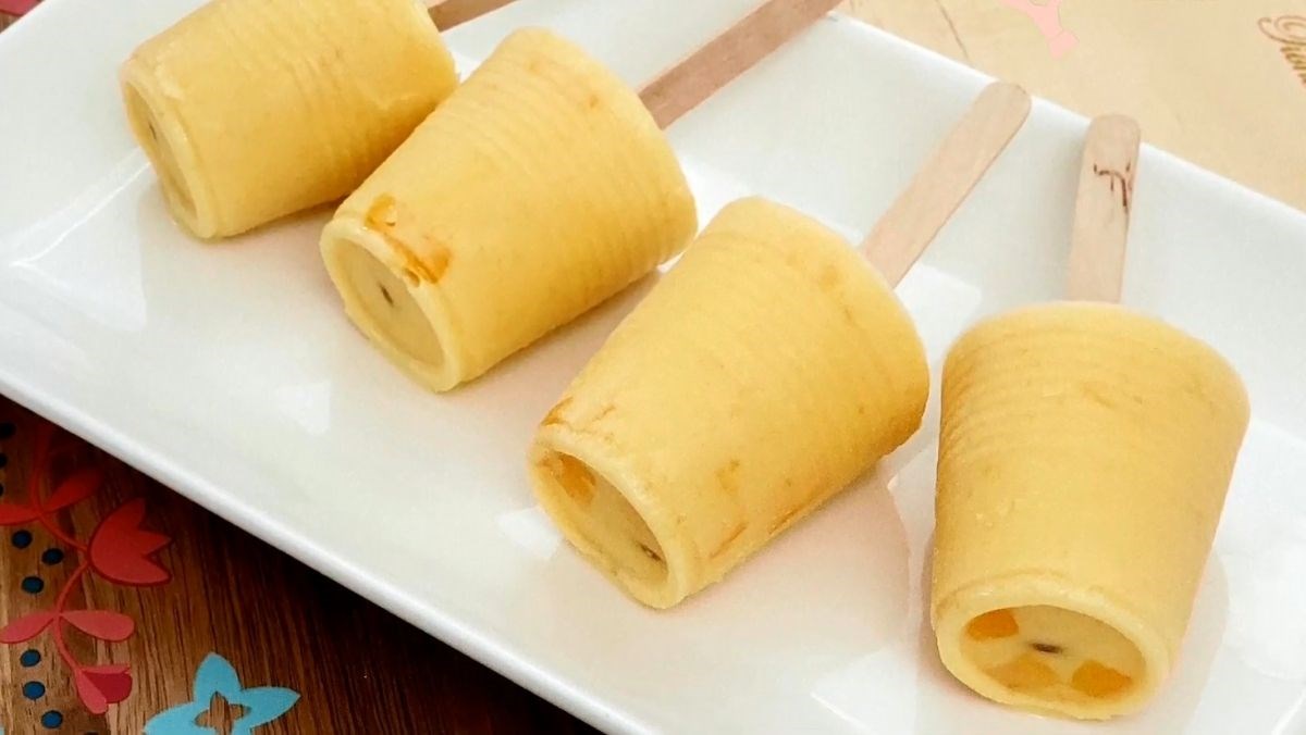 Kem xoài que sữa