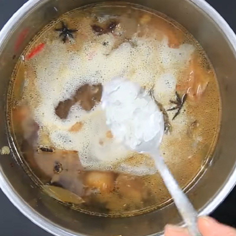 Bước 3 Kho vịt Vịt kho tiêu