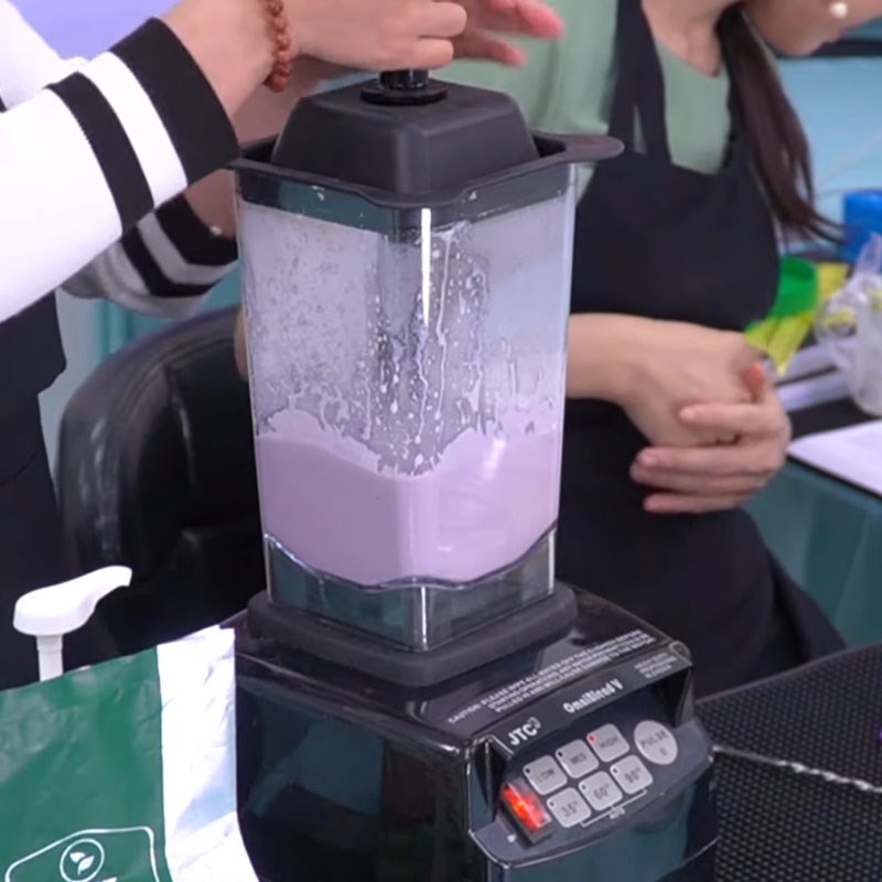Bước 2 Làm sốt khoai môn Trà sữa khoai môn
