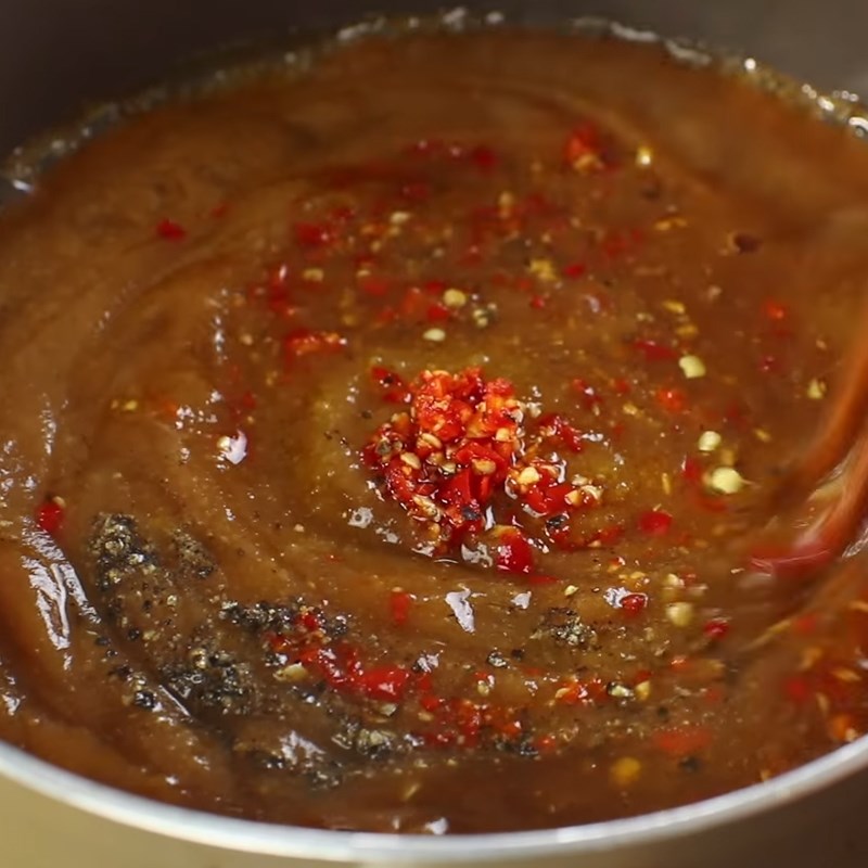 Bước 3 Làm sốt trộn Gỏi vịt sốt me