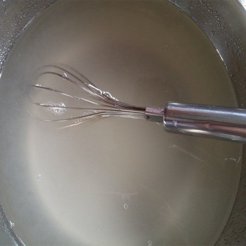 Bước 1 Làm thạch rau câu xoài Trà sữa thạch xoài