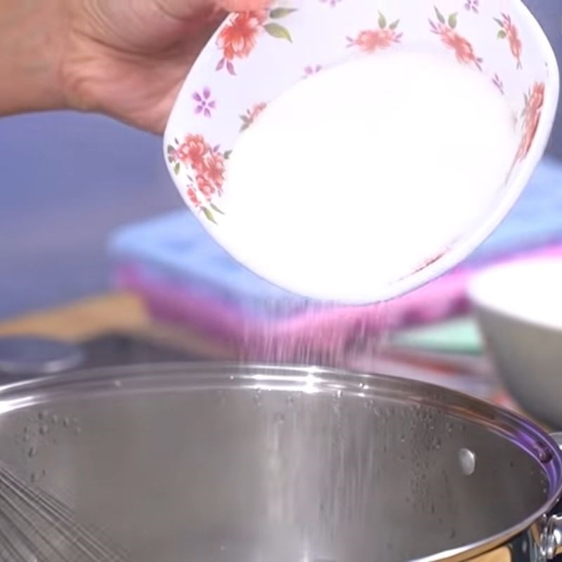 Bước 4 Làm thạch thanh long đỏ Trà sữa thanh long đỏ