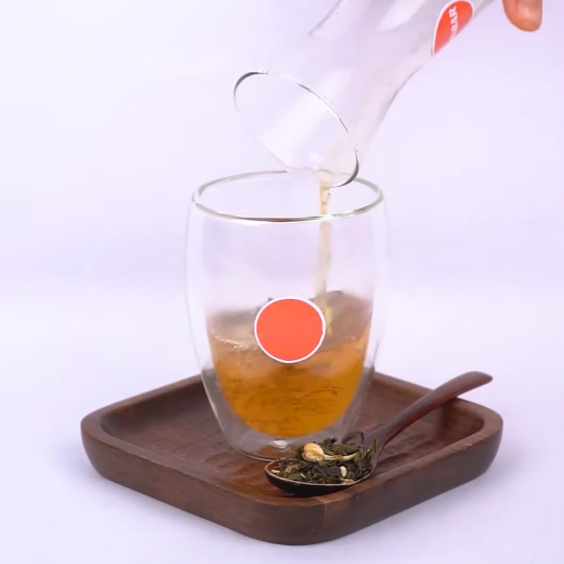 Bước 2 Làm trà sữa Trà sữa mứt xoài
