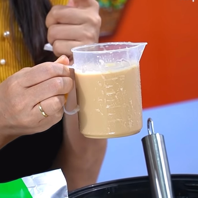 Bước 5 Làm trà sữa thanh long đỏ Trà sữa thanh long đỏ