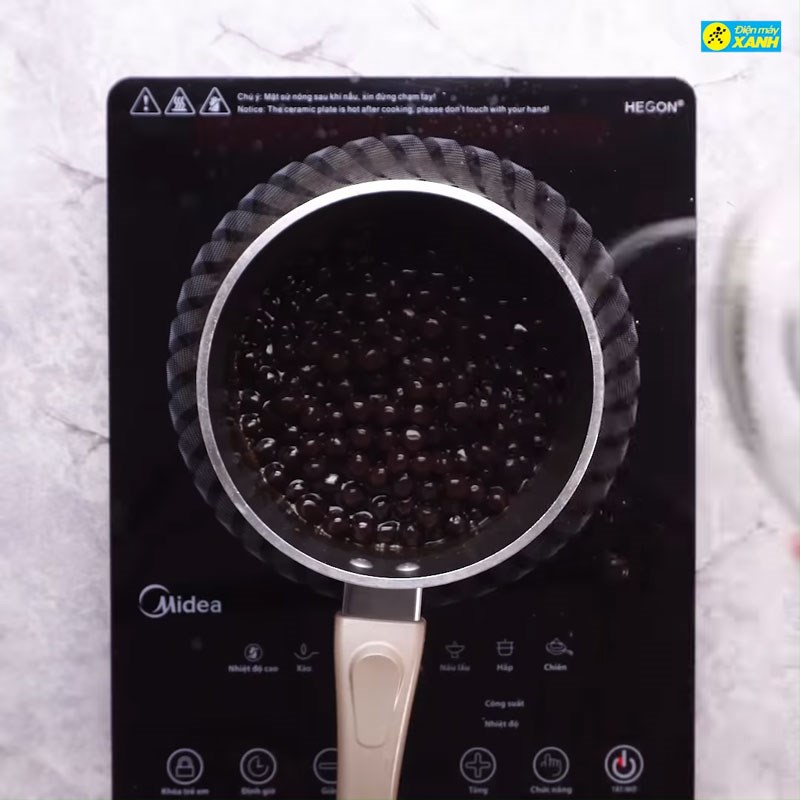 Bước 2 Làm trân châu đường đen Trân châu đường đen