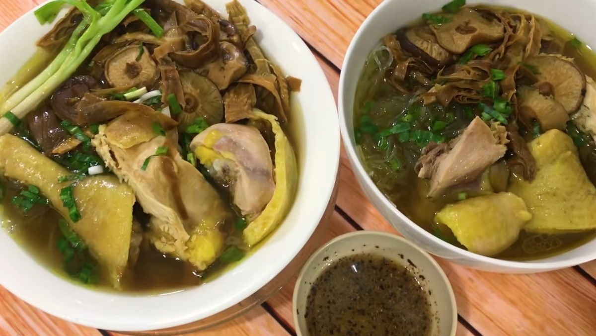 Miến măng gà