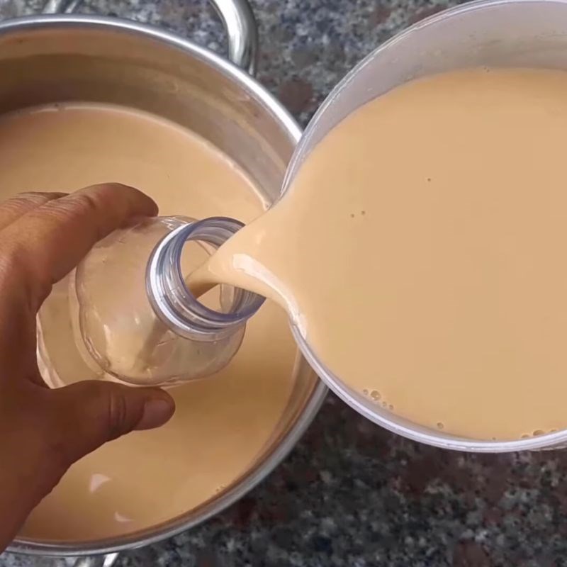 Bước 4 Nấu trà sữa gạo rang Trà sữa gạo rang