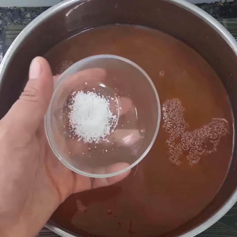 Bước 4 Nấu trà sữa gạo rang Trà sữa gạo rang