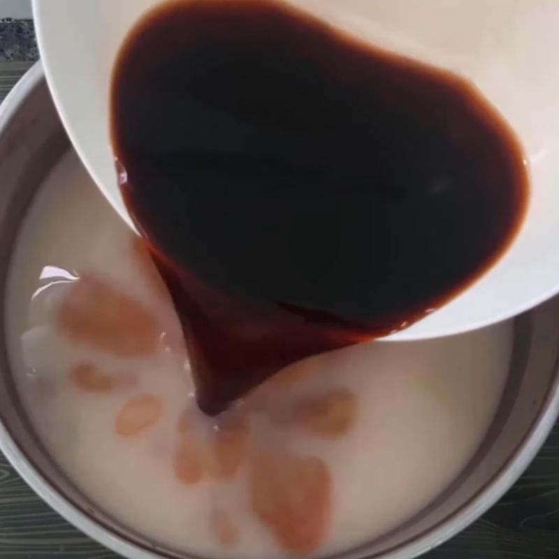Bước 4 Nấu trà sữa gạo rang Trà sữa gạo rang