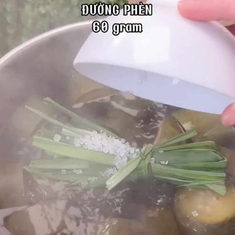 Bước 2 Nấu nước bí đao Trà bí đao (Công thức được chia sẻ bởi Tiktok Bếp chay XANH)