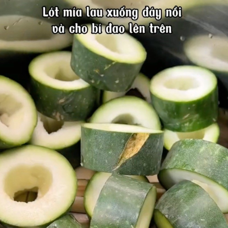 Bước 2 Nấu nước bí đao Trà bí đao (Công thức được chia sẻ bởi Tiktok Bếp chay XANH)