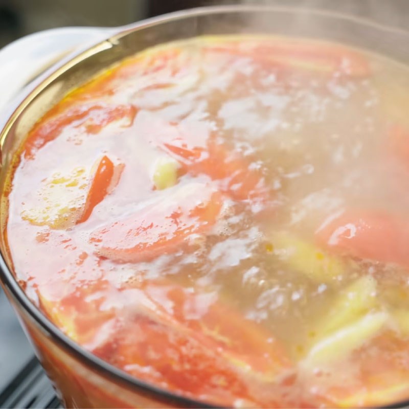 Bước 6 Nấu nước bún Bún chả cá Nha Trang