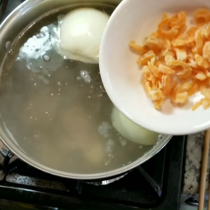 Bước 4 Nấu nước dùng Bánh canh hải sản