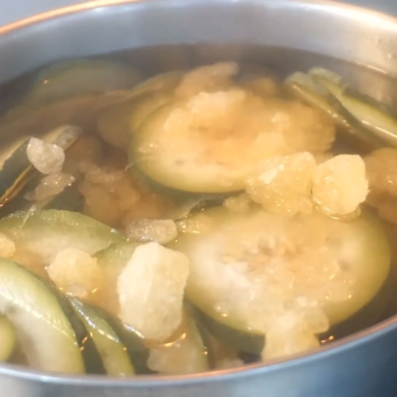 Bước 2 Nấu trà bí đao Trà sữa bí đao