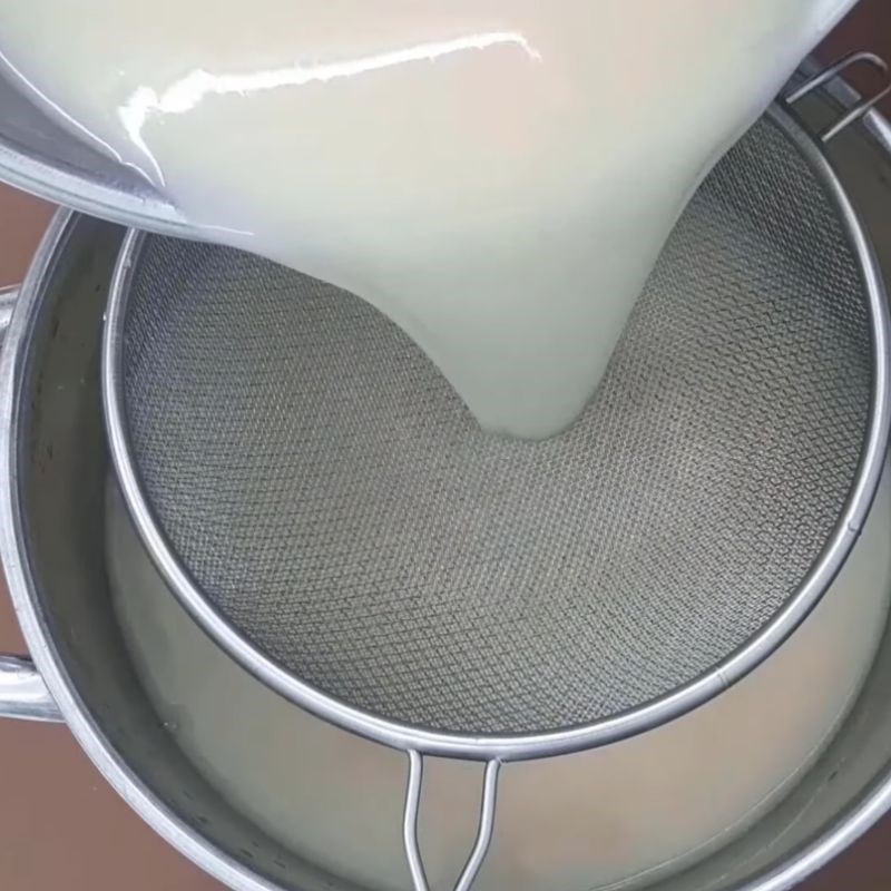 Bước 3 Nấu và xay gạo Trà sữa gạo rang
