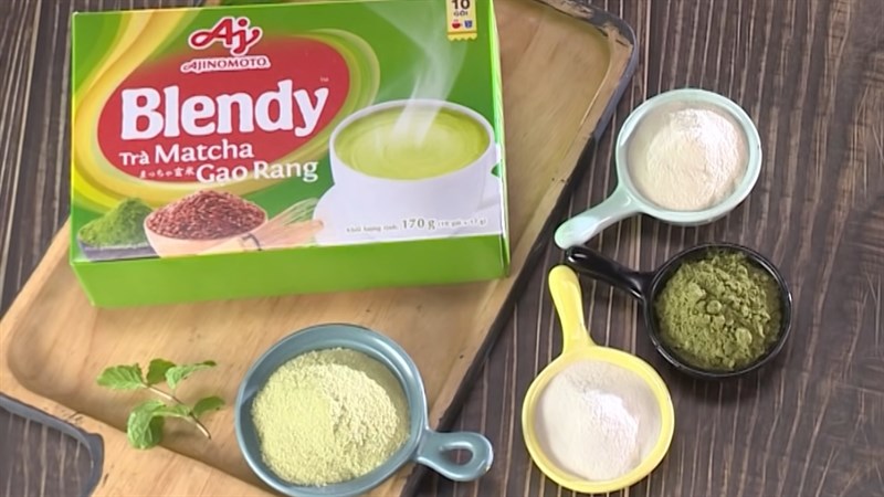 Nguyên liệu món ăn trà sữa gạo rang
