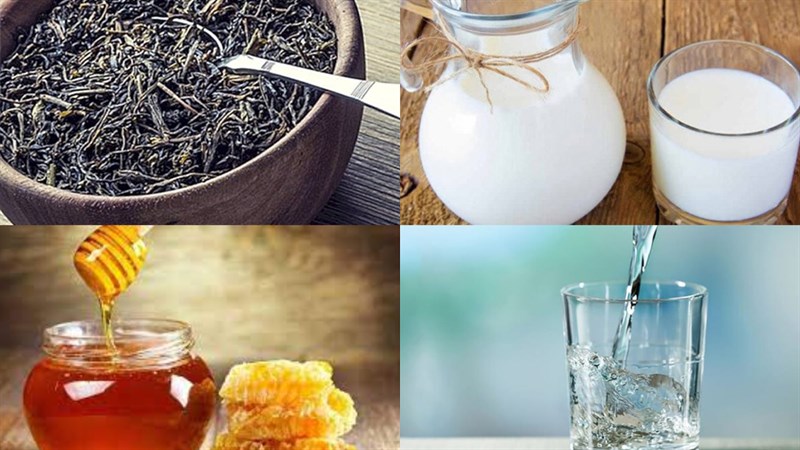 Nguyên liệu món ăn trà sữa hoàng gia