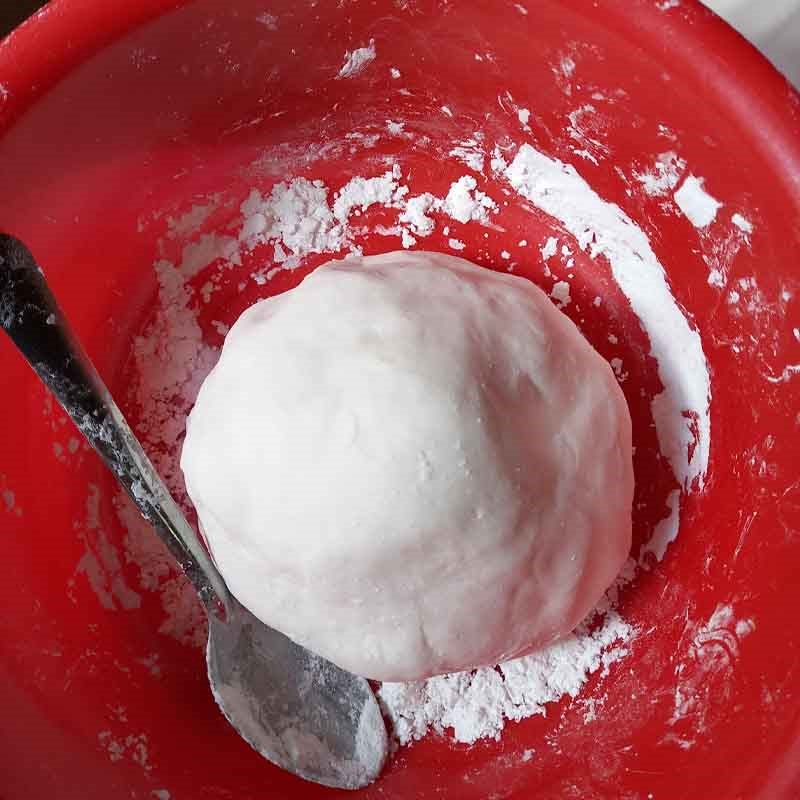 Bước 3 Nhồi bột Bánh canh cá lóc
