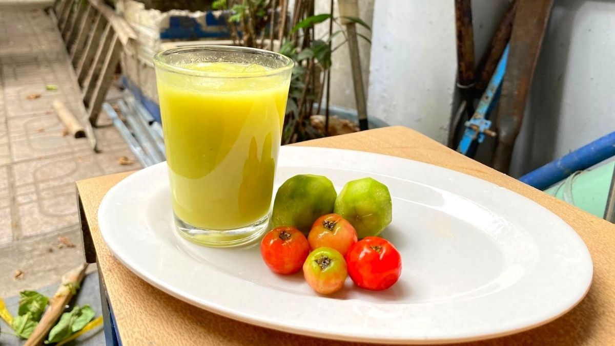 Nước ép cóc sơ ri