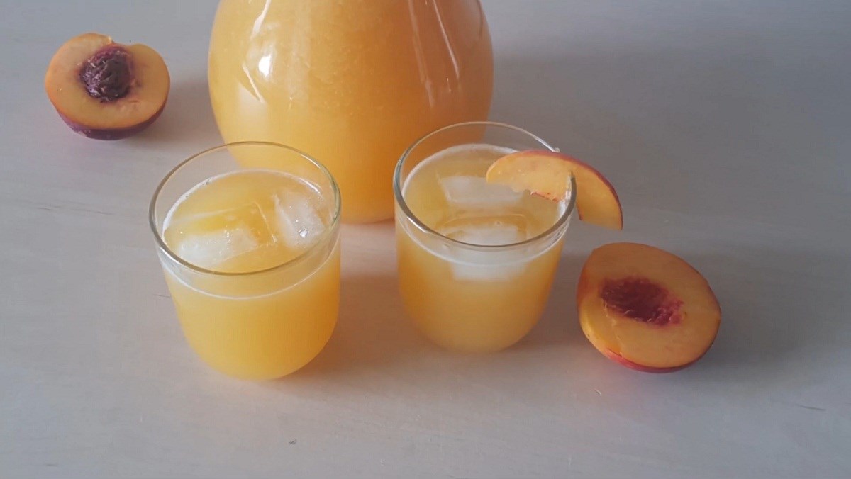 Nước ép đào (nước đào) nấu